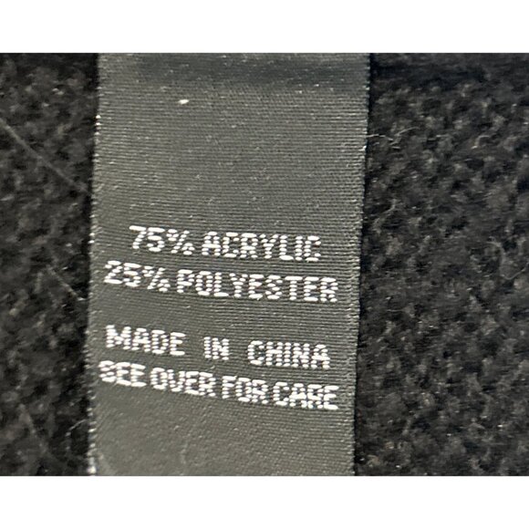 Fortune + Ivy Women's Striped Duster Cardigan Black Burgundy Size S NWOT - Picture 4 of 8